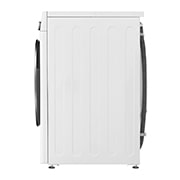 LG 10.5 kg / 7 kg Kombineret vaskemaskine/tørretumbler(Hvid) - Steam, Energiklasse E, TurboWash™, AI DD™, Smart Diagnosis™ med Wi-Fi, K4DV710H2W