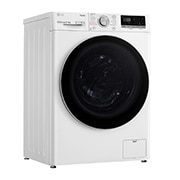 LG 9 kg / 6 kg Kombineret vaskemaskine/tørretumbler(Hvid) - Steam, Energiklasse E, TurboWash™, AI DD™, Smart Diagnosis™ med Wi-Fi, P4AQVH1WE