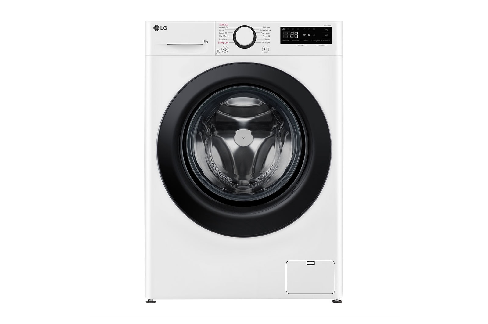 LG 11 kg Vaskemaskin(Hvid) - Steam, Energiklasse A, TurboWash360™, AI DD™, Smart Diagnosis™, P4Y5EYW6WY