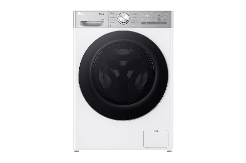 Visning forfra af 13 kg Vaskemaskin(Hvid) - Auto Dose, Steam+, Energiklasse A, TurboWash360™, AI DD™, Smart Diagnosis™ med Wi-Fi, P4Y9LAP2W