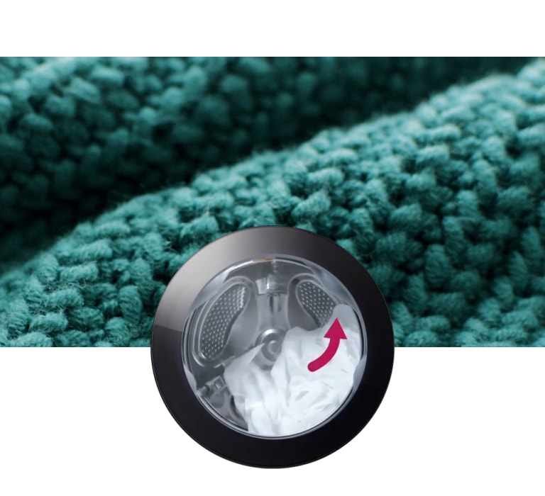 Når der skal vaskes sweatere, blød bomuld og jeans, aktiveres et vaskeprogram, der passer til tøjet.