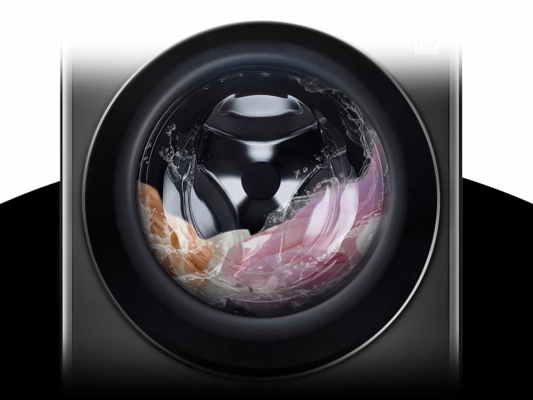 Vasketøjet vaskes i vaskemaskinen