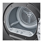 LG مجفف ال جي بالمضخه الحراريه 8 كيلو لون فضي داكن, RH80T2SP7RM