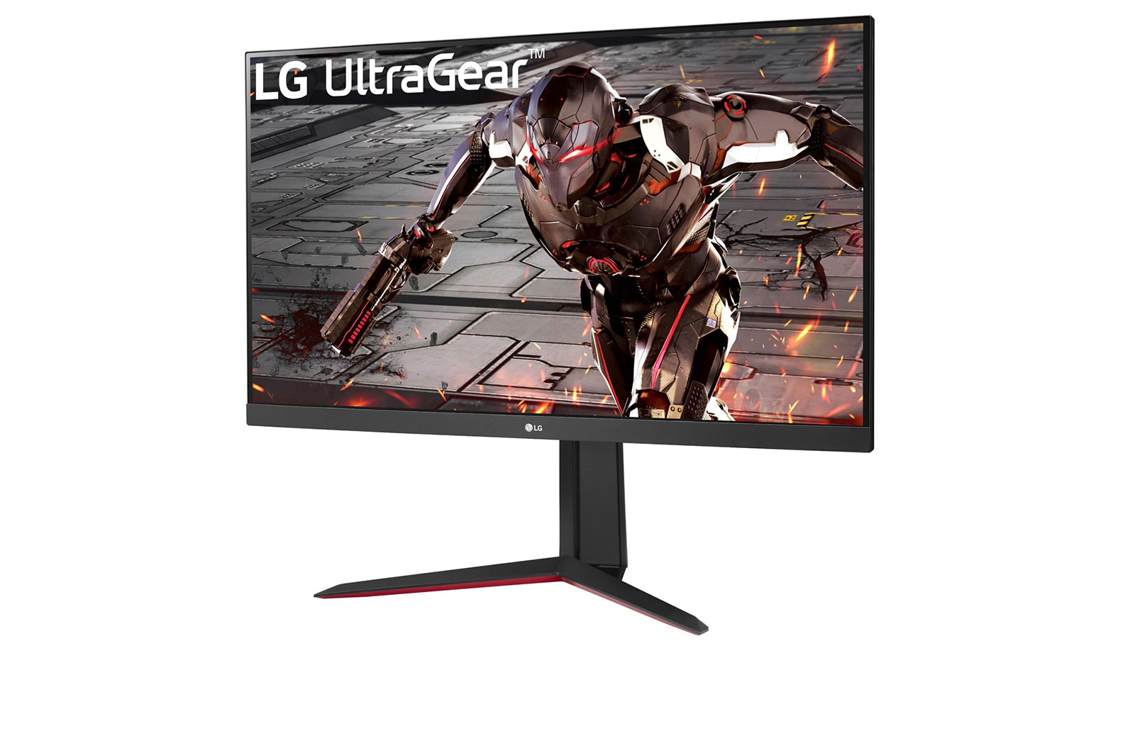 LG شاشة ألعاب LG UltraGear™  QHD بحجم 31.5 بوصة، و165 هرتز، و1 مللي ثانية MBR, 32GN650-B