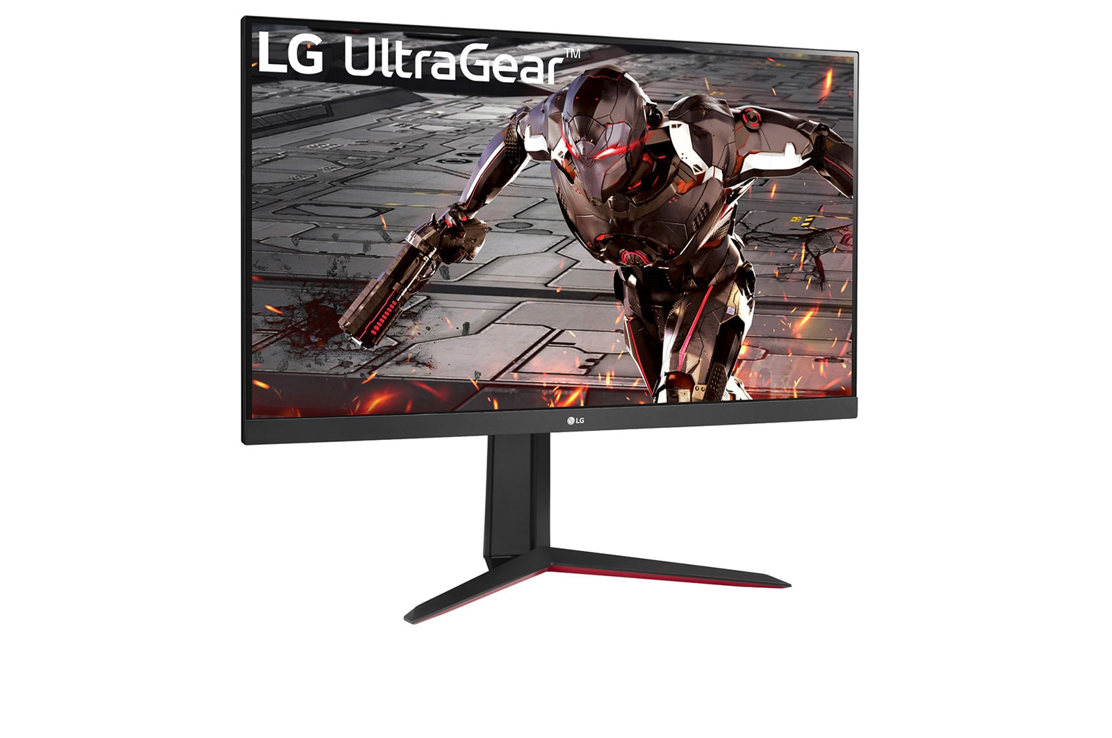 LG شاشة ألعاب LG UltraGear™  QHD بحجم 31.5 بوصة، و165 هرتز، و1 مللي ثانية MBR, 32GN650-B