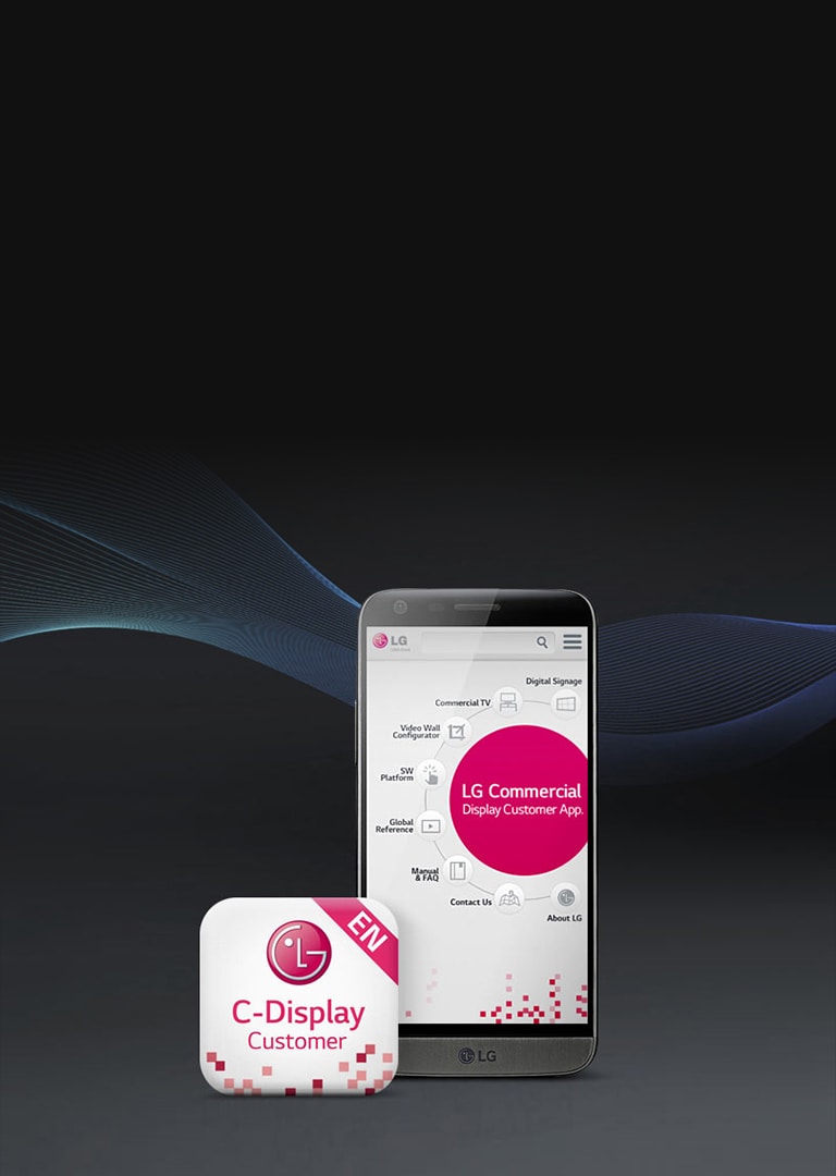 تطبيق LG C-Display Customer