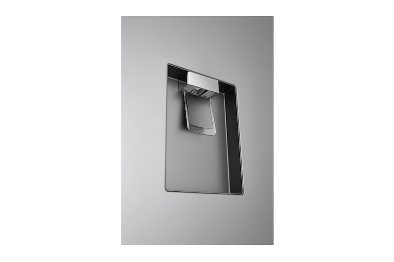 LG ثلاجة سعة 384 لتر التشخيص الذكي، فضي, GC-F411ELDM