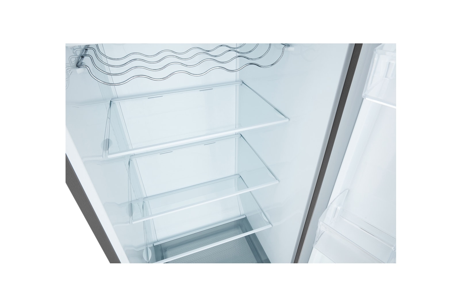 LG ثلاجة سعة 384 لتر التشخيص الذكي، فضي, GC-F411ELDM