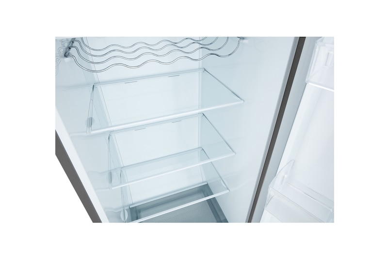 LG ثلاجة سعة 384 لتر التشخيص الذكي، فضي, GC-F411ELDM