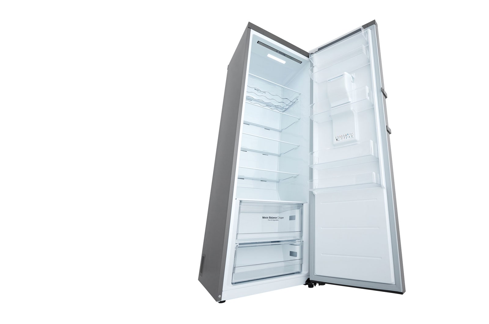 LG ثلاجة سعة 384 لتر التشخيص الذكي، فضي, GC-F411ELDM