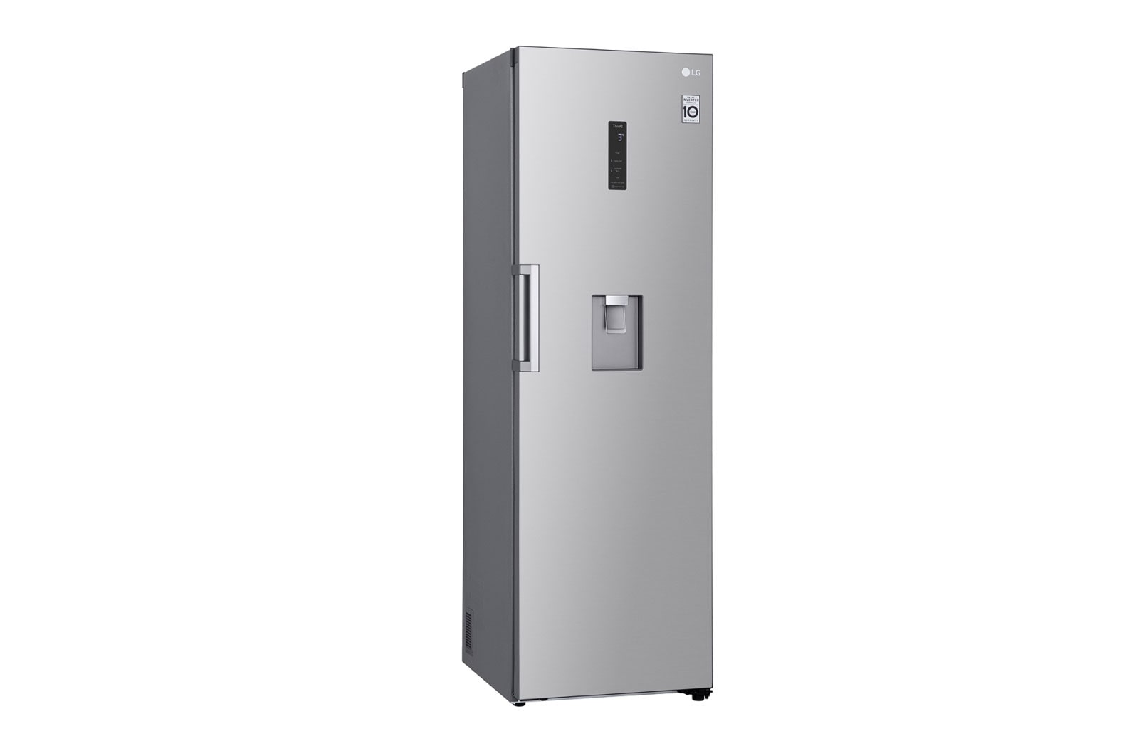 LG ثلاجة سعة 384 لتر التشخيص الذكي، فضي, GC-F411ELDM