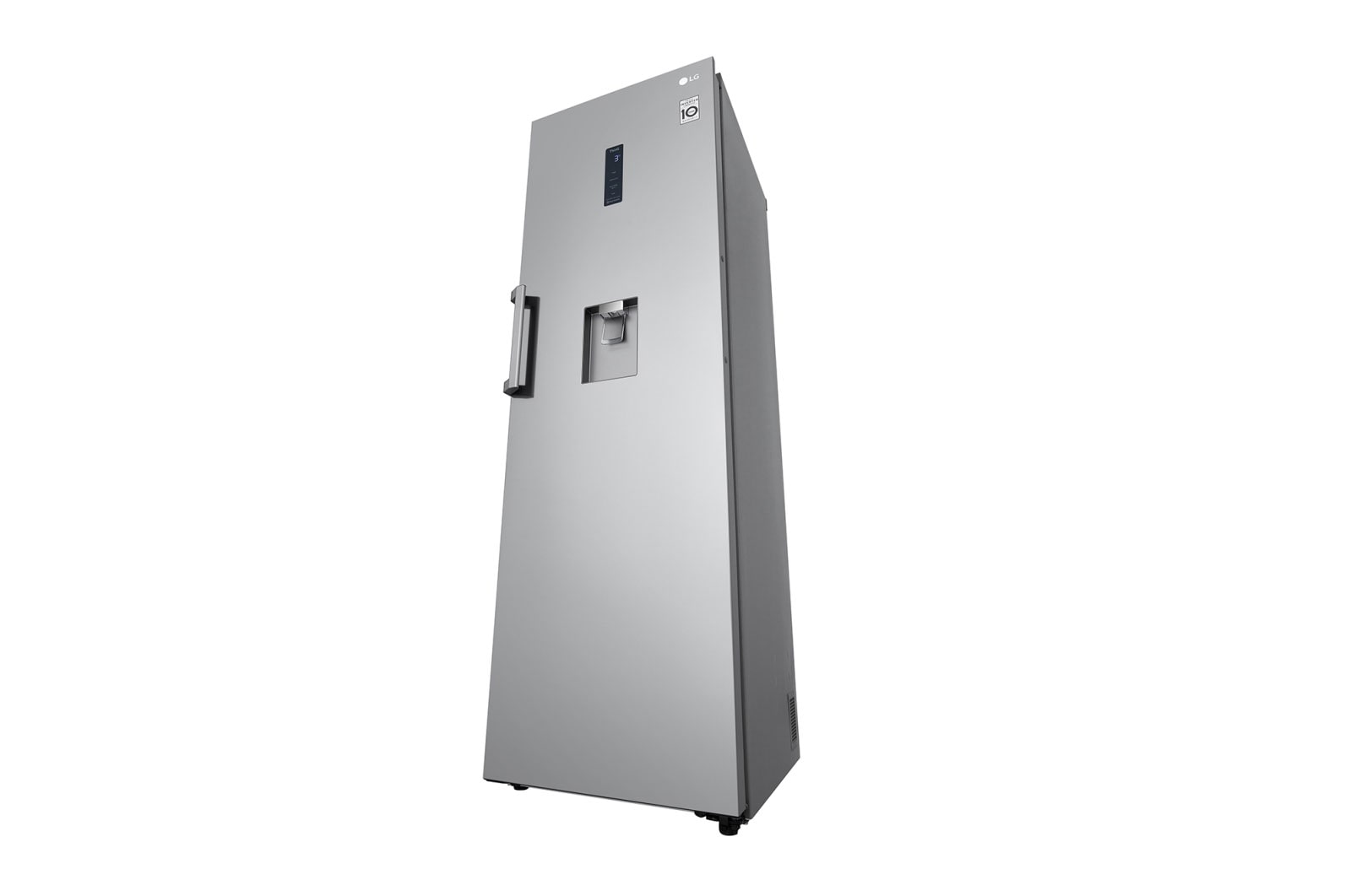 LG ثلاجة سعة 384 لتر التشخيص الذكي، فضي, GC-F411ELDM