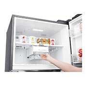 LG ضاغط خطي 410 لترات، 14 قدمًا مكعبًا، رقمية، فلتر تنقية Hygiene Fresh،<br>خاصية Door Cooling, GN-H562HLHU