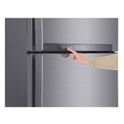 LG ضاغط خطي 410 لترات، 14 قدمًا مكعبًا، رقمية، فلتر تنقية Hygiene Fresh،<br>خاصية Door Cooling, GN-H562HLHU