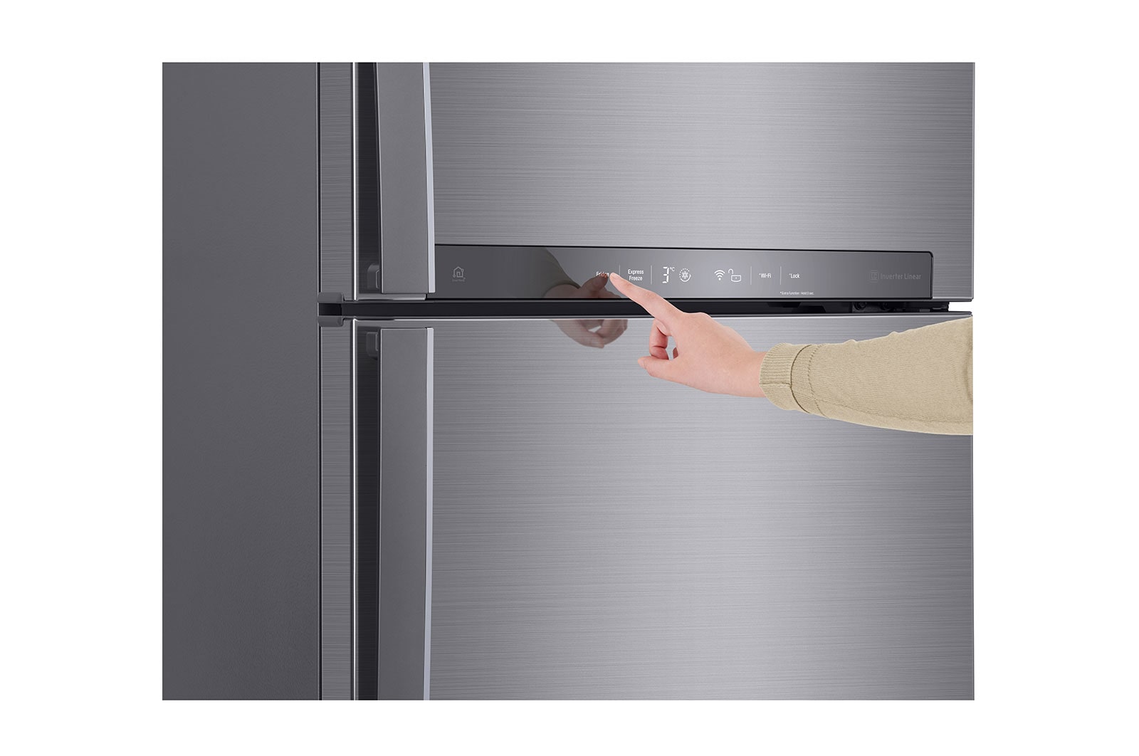 LG ضاغط خطي 410 لترات، 14 قدمًا مكعبًا، رقمية، فلتر تنقية Hygiene Fresh،<br>خاصية Door Cooling, GN-H562HLHU