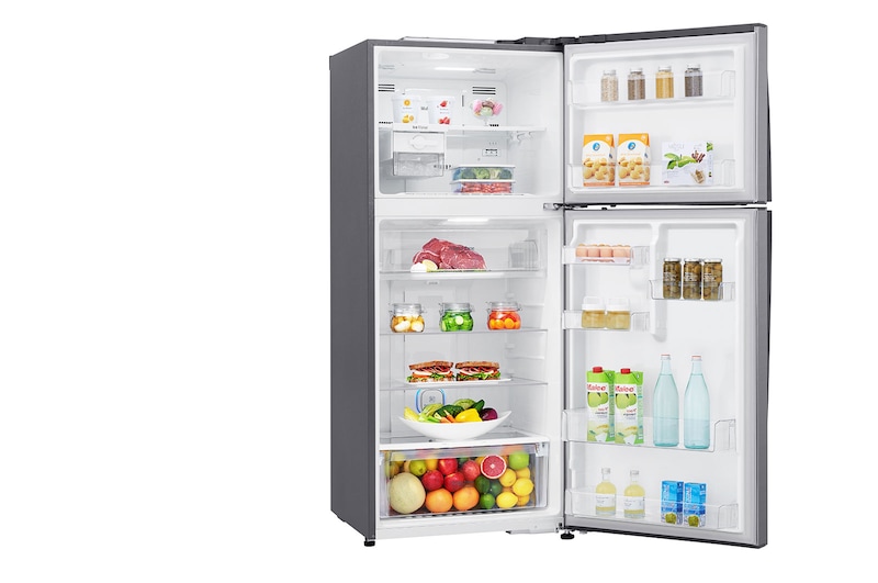 LG ضاغط خطي 410 لترات، 14 قدمًا مكعبًا، رقمية، فلتر تنقية Hygiene Fresh،<br>خاصية Door Cooling, GN-H562HLHU