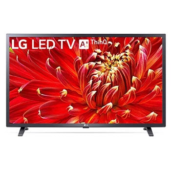 LG تلفزيون LED الذكي مقاس 43 بوصة LM6370 من LG، تلفزيون LED الذكي بتقنية Full HD HDR، تلفزيون w/ThinQ AI, 43LM6370PVA