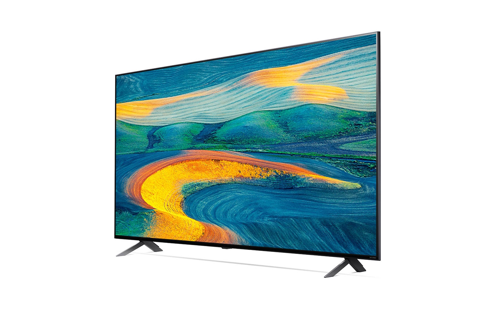 LG تلفزيون إل جي Real 4K Quantum Dot NanoCell Color Technology LED TV 55 بوصة QNED7S ، تصميم شاشة السينما 4K Cinema HDR WebOS Smart AI ThinQ التعتيم المحلي, 55QNED7S6QA