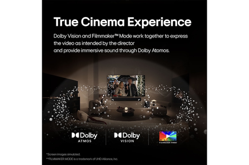 LG تلفزيون LG OLED evo AI CS4 4K الذكي مقاس 55 بوصة المدعوم بجهاز التحكم AI Magic remote وتكنولوجيا الصوت Dolby Vision وواجهة webOS24 طراز عام (2024), OLED55CS4VA