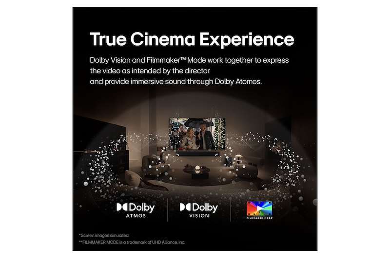 LG تلفزيون LG OLED AI B4 4K الذكي مقاس 65 بوصة المدعوم بجهاز التحكم AI Magic remote وتكنولوجيا الصوت Dolby Vision وواجهة webOS24 طراز عام (2024), OLED65B46LA