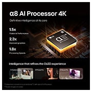 LG تلفزيون LG OLED AI B4 4K الذكي مقاس 65 بوصة المدعوم بجهاز التحكم AI Magic remote وتكنولوجيا الصوت Dolby Vision وواجهة webOS24 طراز عام (2024), OLED65B46LA