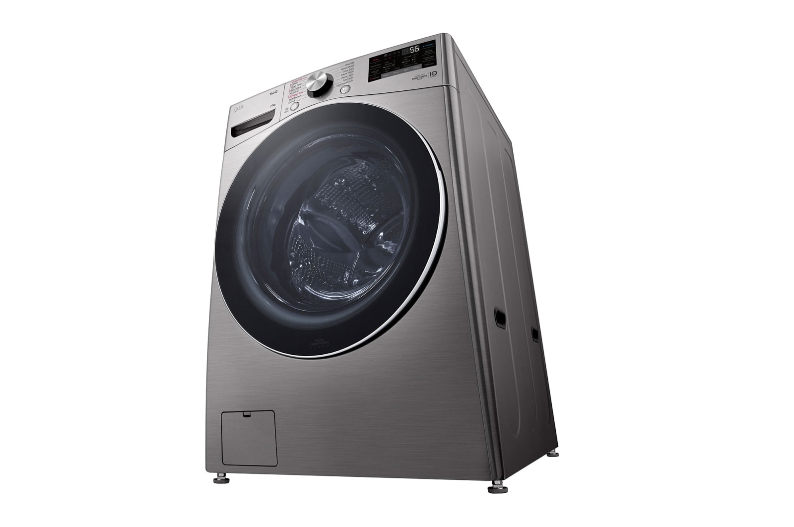 LG غسالة 21 كيلو , 6 حركات , بخار موتور الدفع المباشر الموفر للطاقة  TurboDry , TurboWash, F0P2CYV2T