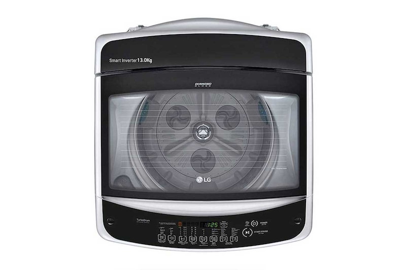 LG غسالة ذات تحميل علوي مزودة بمحول ذكي سعة 13 كجم, T1388NEHGE