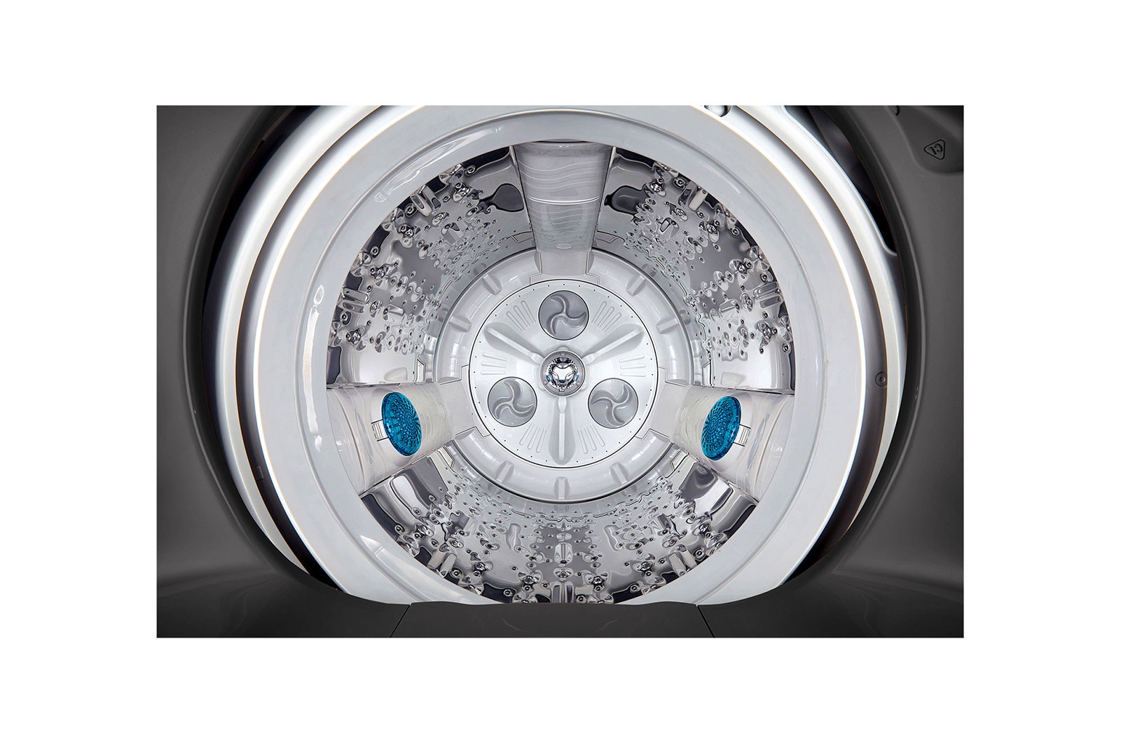 LG غسالة ذات تحميل علوي مزودة بمحول ذكي سعة 14 كجم, T1466NEHG2