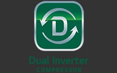 DUAL Inverter Compressor™1