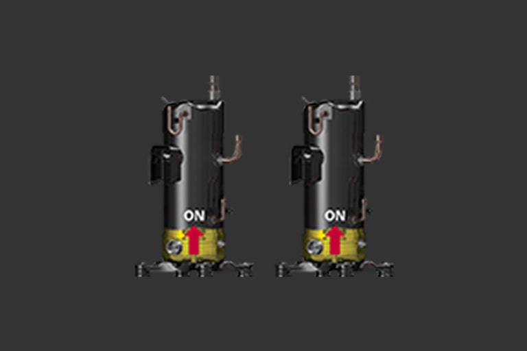 An image explaining the smart oil management of the Multi V 5.