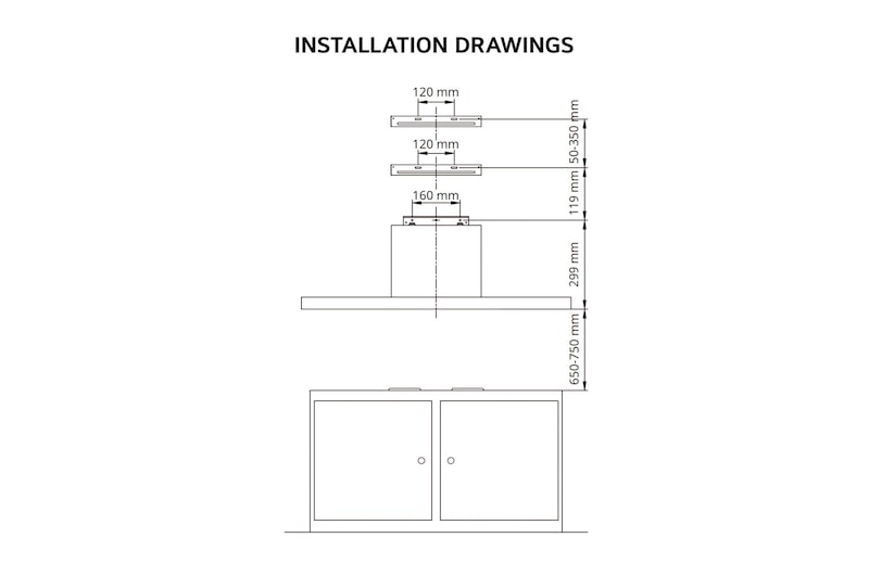 LG Hood 90 cm with Touch Control, HC7Z3625S
