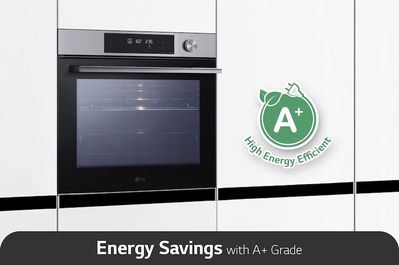 LG InstaView Oven 76 Liters A+ Air Fry, WSED7613S