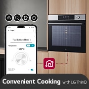 LG InstaView Oven 76 Liters A+ Air Fry, WSED7613S