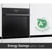 LG InstaView Oven 76 Liters A+ Air Fry &Steam, WSED7667M