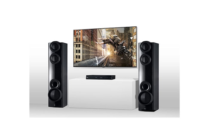 LG Home Theater with 2 Tower Speakers - LHD677, LHD677