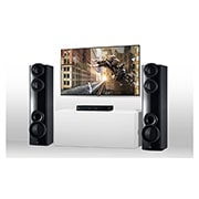 LG Home Theater with 2 Tower Speakers - LHD677, LHD677
