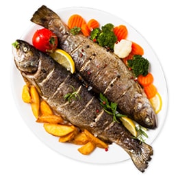 Trout with Vegetables