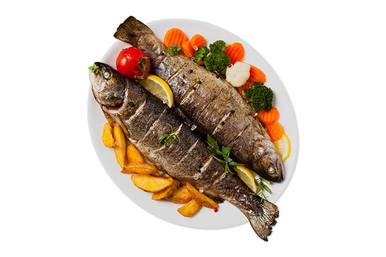 Trout with Vegetables