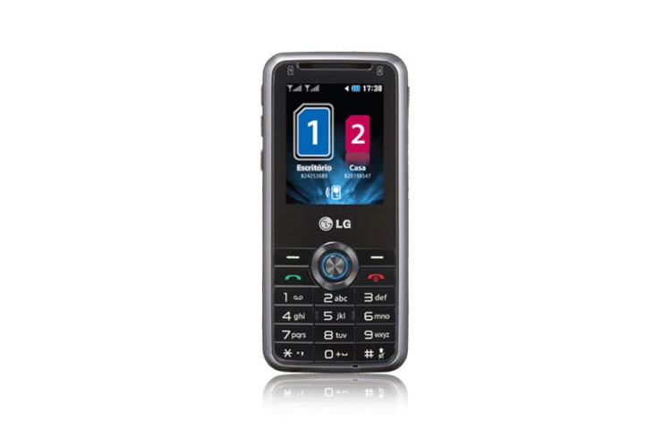 LG Dual SIM with LED Indicator, 1.3 MP Camera, Powerful battery, MP3/MPEG4 player, FM Radio, GX200