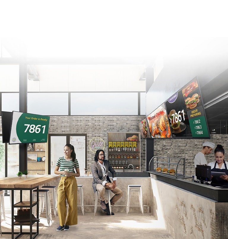 An Optimized Digital Signage Solution for QSR/F&B stores