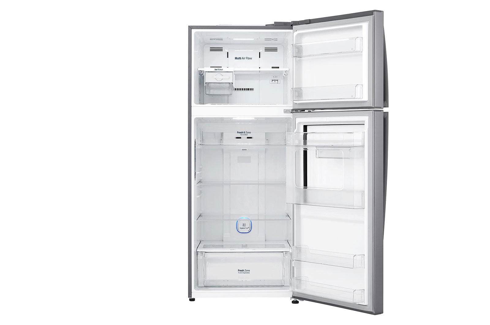 LG 445L LG Top Freezer Linear Cooling™, Silver, GC-A602HLHU