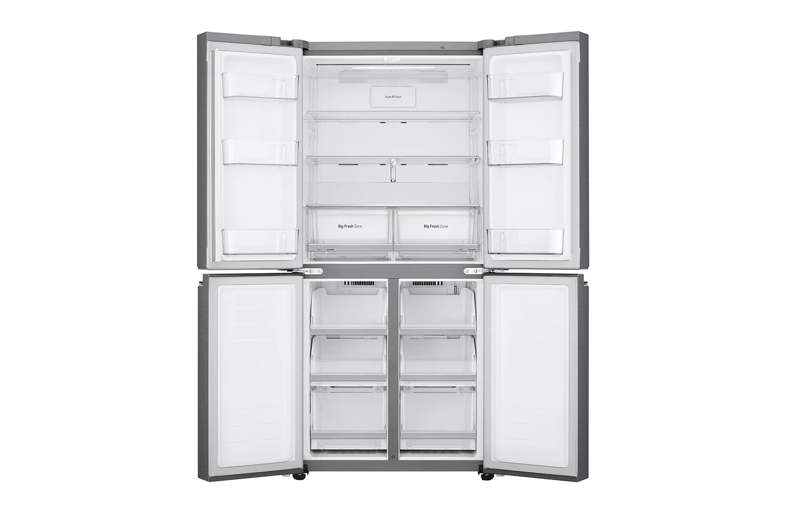 LG 530L LG French Door, SmartThinQ™, Silver, GC-B22FTLFL