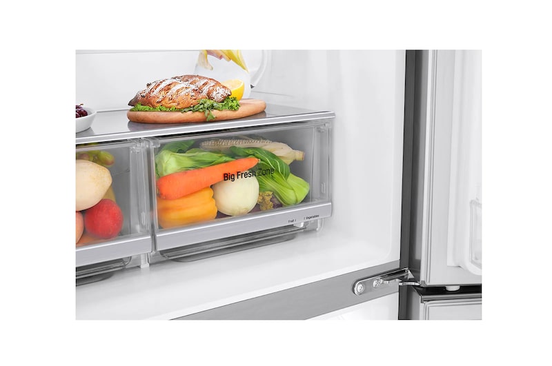 LG 530L LG French Door, SmartThinQ™, Silver, GC-B22FTLFL