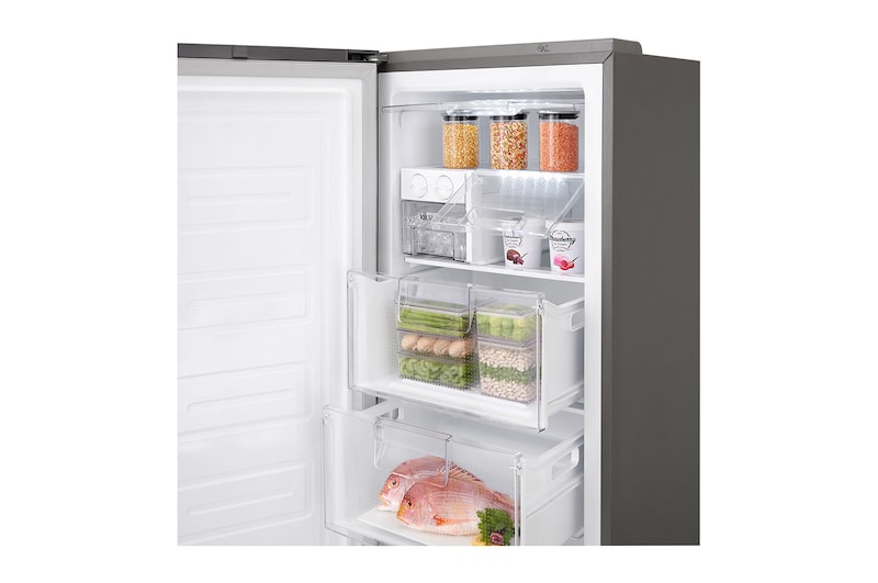 LG Twins Freezer 323 Liter, 11 Cubic Feet, Inverter linear compressor, GC-B404ELRZ