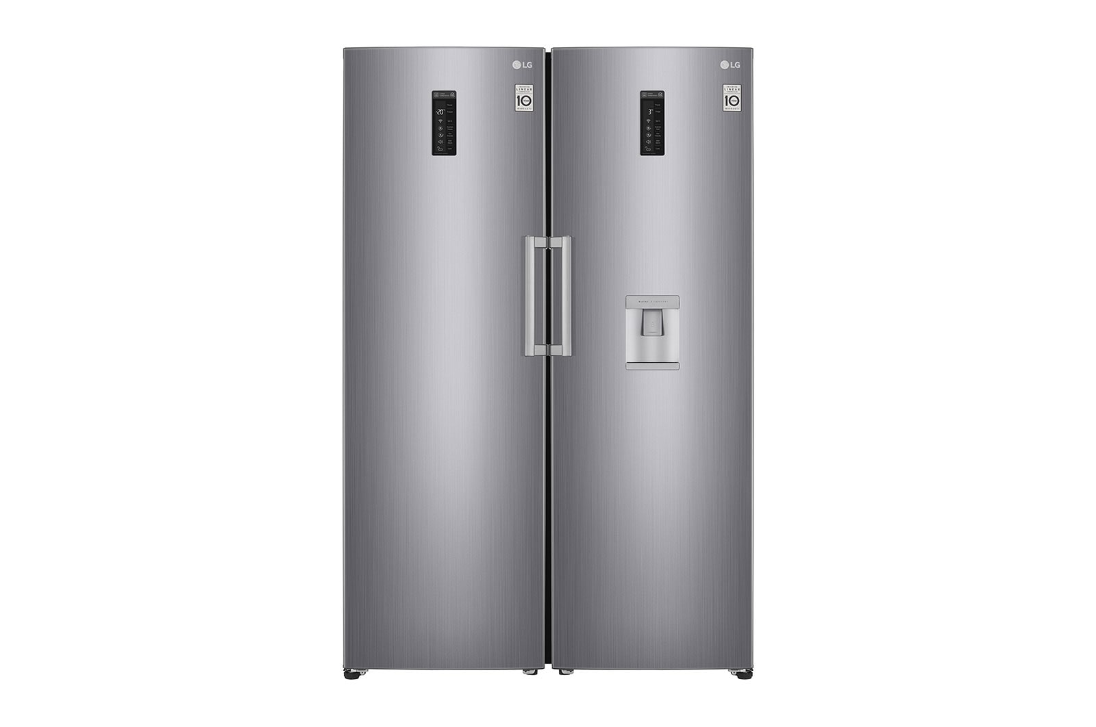 LG Twins Freezer 323 Liter, 11 Cubic Feet, Inverter linear compressor, GC-B404ELRZ