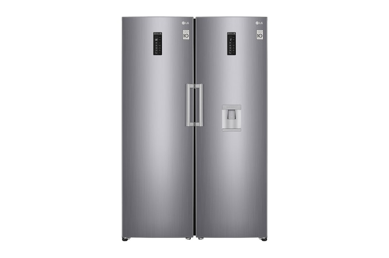 LG Twins Freezer 323 Liter, 11 Cubic Feet, Inverter linear compressor, GC-B404ELRZ