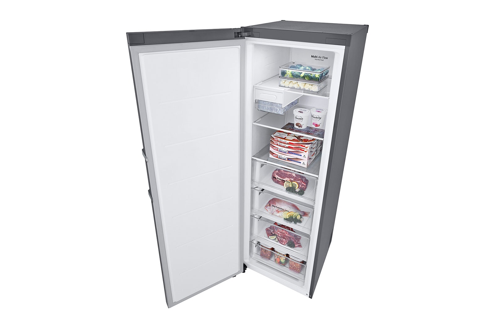 LG 324L LG Twin Freezer, Smart Diagnosis™, GC-B414ELFM