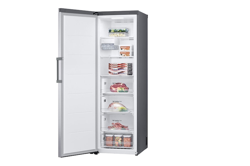 LG 324L LG Twin Freezer, Smart Diagnosis™, GC-B414ELFM