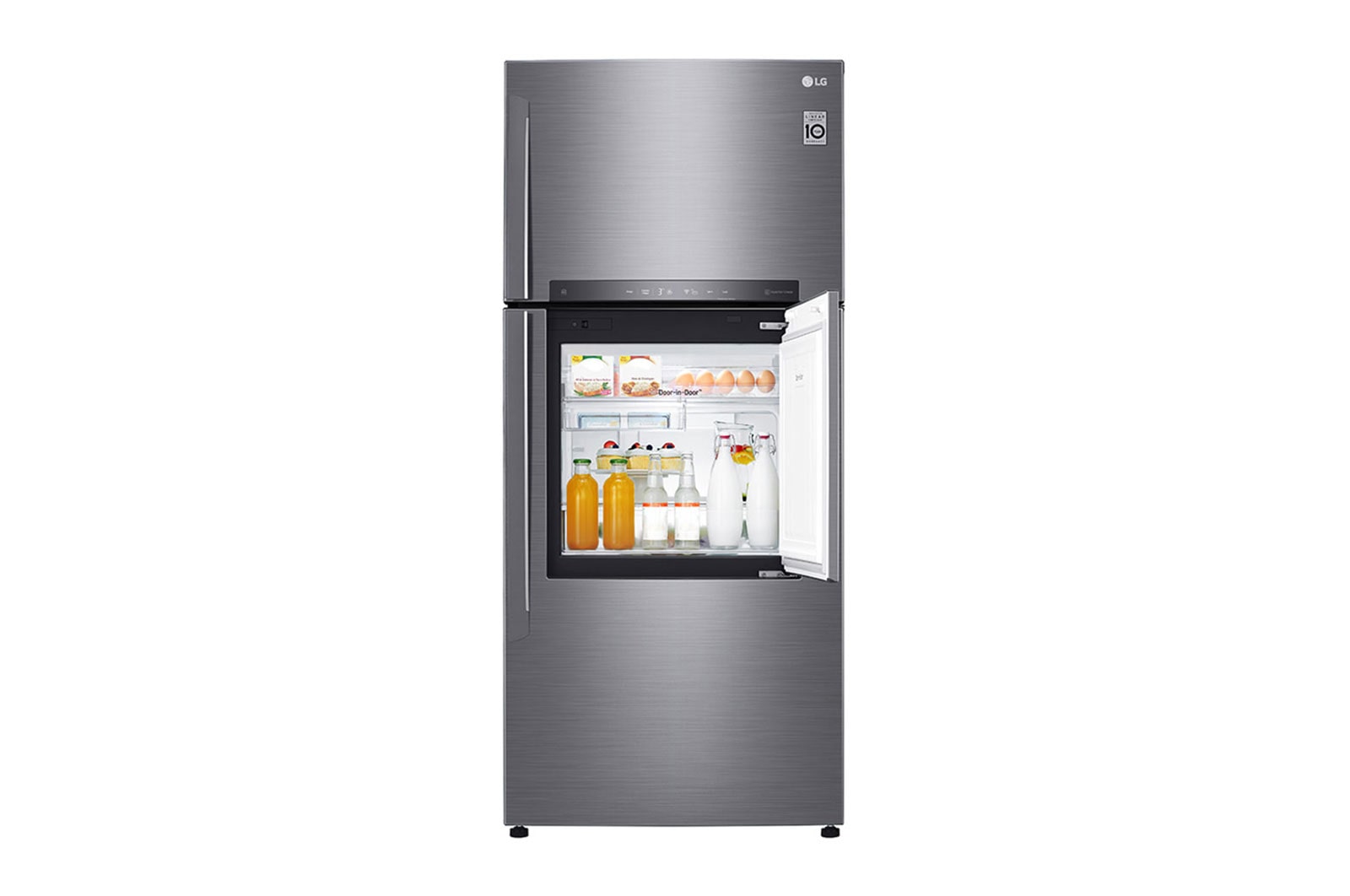 LG 512L LG Top Freezer Linear Cooling™, Silver, GN-A722HLHU