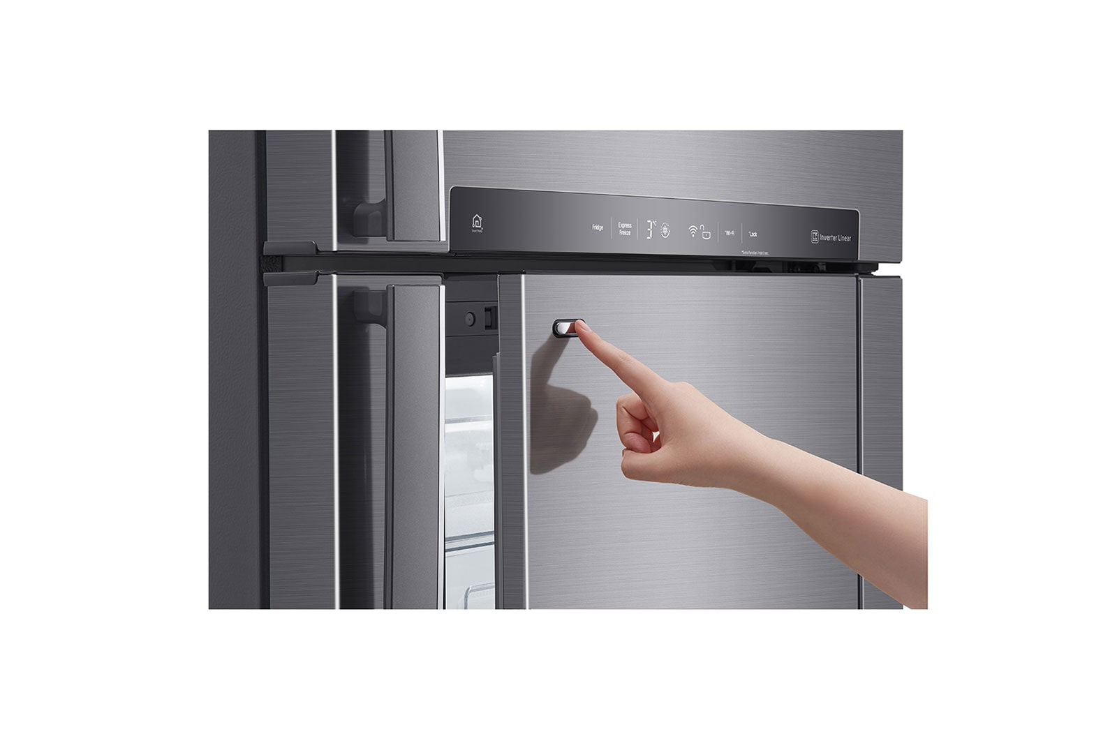 LG 512L LG Top Freezer Linear Cooling™, Silver, GN-A722HLHU